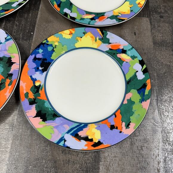 Christopher Stuart Optima Van Gogh Salad Plate 8.5" Set of 4 - Picture 8 of 8